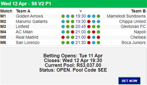 tab soccer 10 fixtures|Soccer6.co.za.
